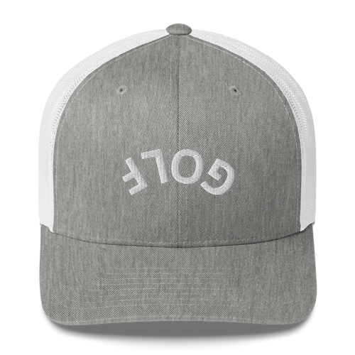 Upside Down Golf Arch Trucker Cap LXIX GOLF CLUB