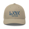 LXIX GOLF CLUB LXIX GOLF CLUB Curve Logo Trucker Cap - Blue Logo