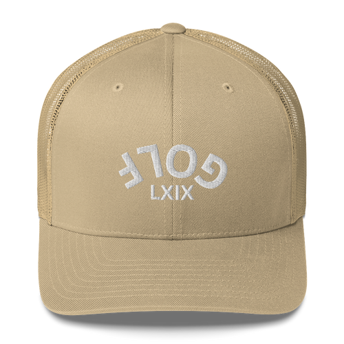 Upside Down LXIX Golf Arch Trucker Cap LXIX GOLF CLUB