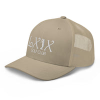 LXIX GOLF CLUB LXIX GOLF CLUB Curve Logo Trucker Cap - White Logo