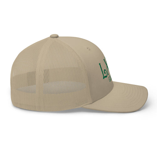 LXIX GOLF CLUB LXIX GOLF CLUB Curve Logo Trucker Cap - Green Logo