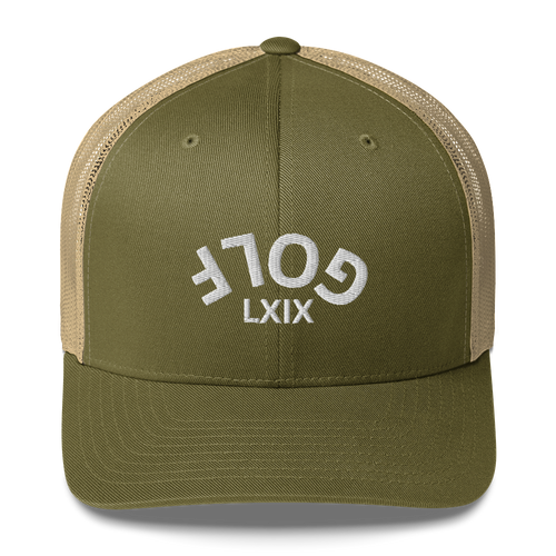 Upside Down LXIX Golf Arch Trucker Cap LXIX GOLF CLUB