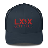 LXIX GOLF CLUB LXIX GOLF CLUB Swinger Logo Trucker Cap - Red Logo