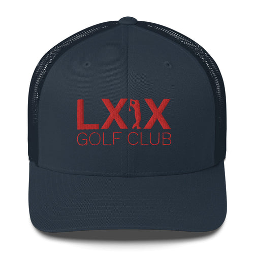 LXIX GOLF CLUB LXIX GOLF CLUB Swinger Logo Trucker Cap - Red Logo