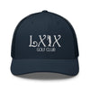 LXIX GOLF CLUB LXIX GOLF CLUB Curve Logo Trucker Cap - White Logo