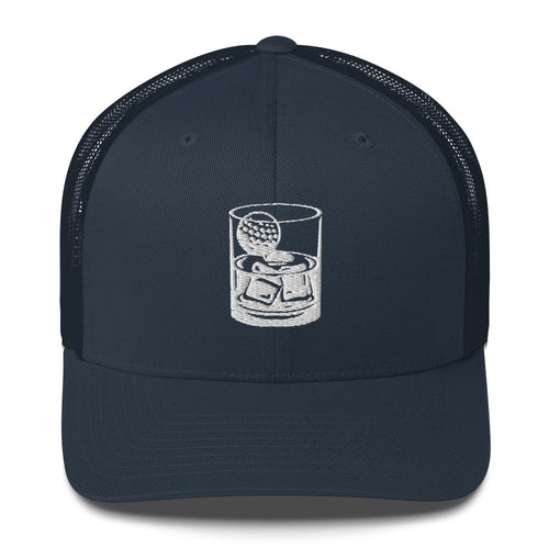 Whiskey Glass Trucker Cap LXIX GOLF CLUB