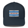 LXIX GOLF CLUB LXIX GOLF CLUB Chicago Flag Trucker Cap