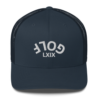 Upside Down LXIX Golf Arch Trucker Cap LXIX GOLF CLUB