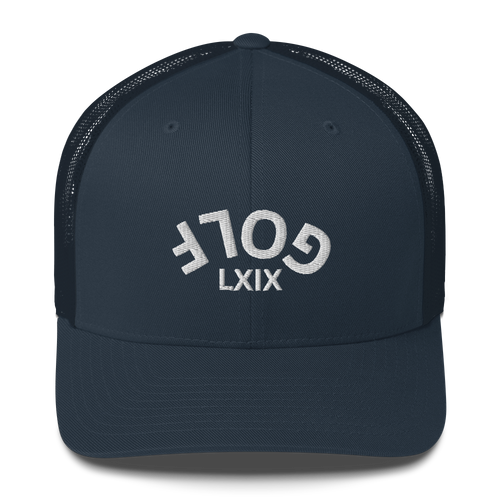 Upside Down LXIX Golf Arch Trucker Cap LXIX GOLF CLUB