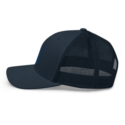 LXIX GOLF CLUB LXIX GOLF CLUB Four Box Logo Trucker Cap - Blue Logo