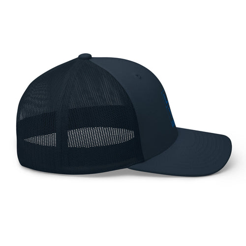 LXIX GOLF CLUB LXIX GOLF CLUB Four Box Logo Trucker Cap - Blue Logo
