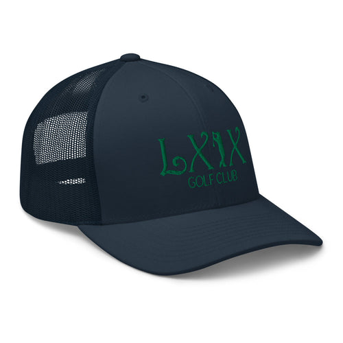 LXIX GOLF CLUB LXIX GOLF CLUB Curve Logo Trucker Cap - Green Logo