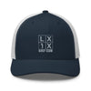 LXIX GOLF CLUB LXIX GOLF CLUB Four Box Logo Trucker Cap - Gray Logo