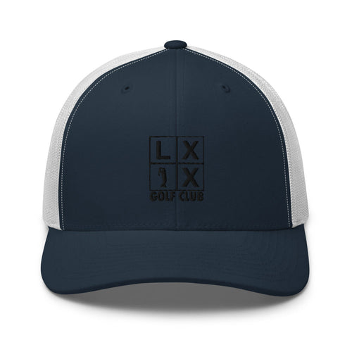 LXIX GOLF CLUB LXIX GOLF CLUB Four Box Logo Trucker Cap - Black Logo