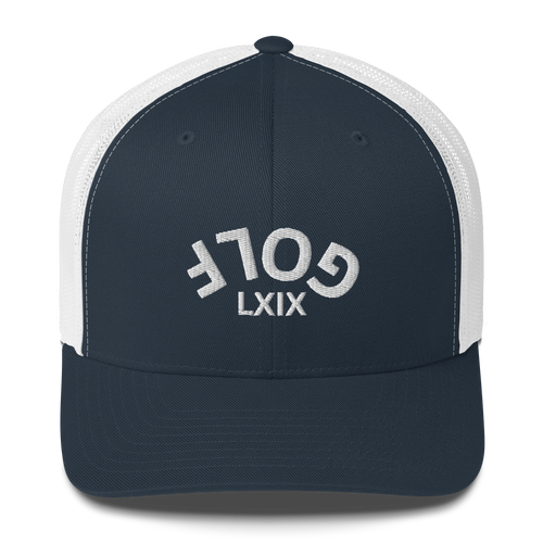 Upside Down LXIX Golf Arch Trucker Cap LXIX GOLF CLUB