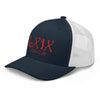 LXIX GOLF CLUB LXIX GOLF CLUB Curve Logo Trucker Cap - Red Logo