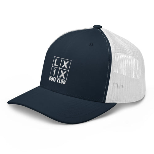 LXIX GOLF CLUB LXIX GOLF CLUB Four Box Logo Trucker Cap - White Logo