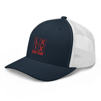LXIX GOLF CLUB LXIX GOLF CLUB Four Box Logo Trucker Cap - Red Logo