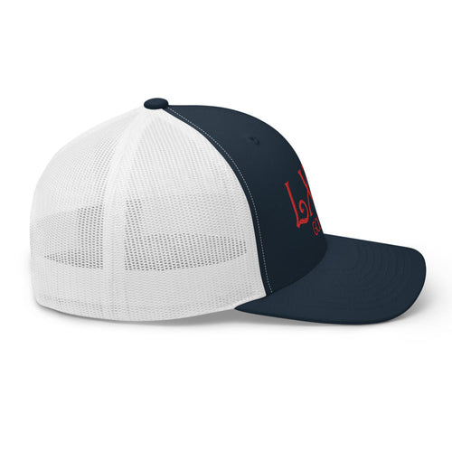 LXIX GOLF CLUB LXIX GOLF CLUB Curve Logo Trucker Cap - Red Logo