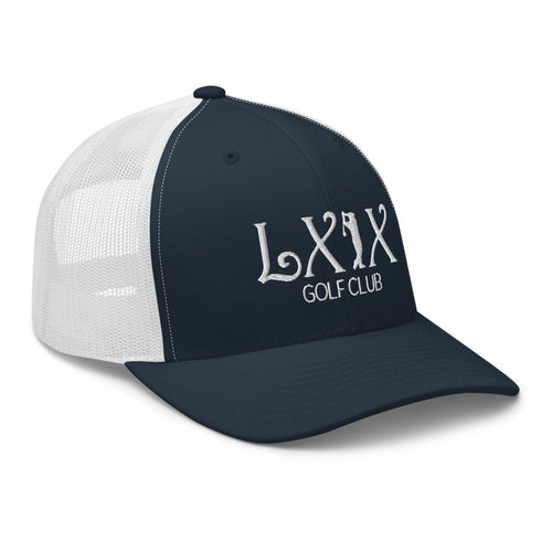 LXIX GOLF CLUB LXIX GOLF CLUB Curve Logo Trucker Cap - White Logo