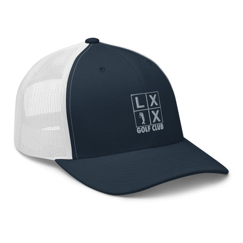 LXIX GOLF CLUB LXIX GOLF CLUB Four Box Logo Trucker Cap - Gray Logo