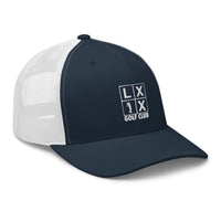 LXIX GOLF CLUB LXIX GOLF CLUB Four Box Logo Trucker Cap - White Logo