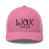 LXIX GOLF CLUB LXIX GOLF CLUB Curve Logo Trucker Cap - Black Logo
