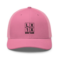 LXIX GOLF CLUB LXIX GOLF CLUB Four Box Logo Trucker Cap - Black Logo