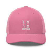 LXIX GOLF CLUB LXIX GOLF CLUB Four Box Logo Trucker Cap - White Logo