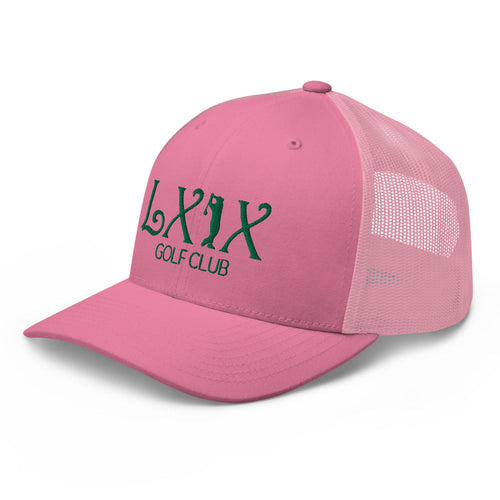 LXIX GOLF CLUB LXIX GOLF CLUB Curve Logo Trucker Cap - Green Logo