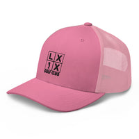 LXIX GOLF CLUB LXIX GOLF CLUB Four Box Logo Trucker Cap - Black Logo