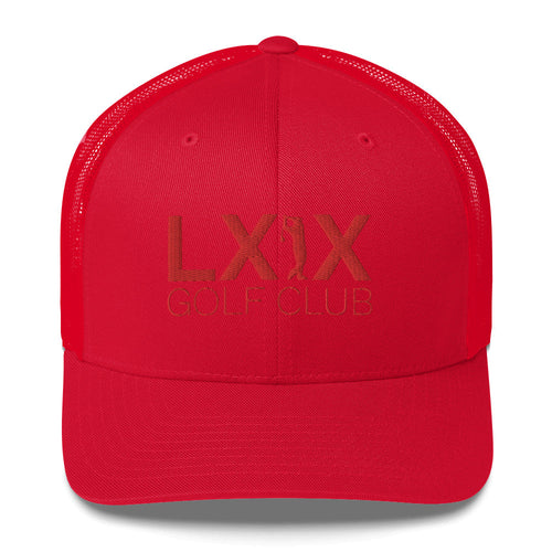 LXIX GOLF CLUB LXIX GOLF CLUB Swinger Logo Trucker Cap - Red Logo