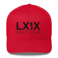 LXIX GOLF CLUB LXIX GOLF CLUB Swinger Logo Trucker Cap - Black Logo