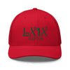 LXIX GOLF CLUB LXIX GOLF CLUB Curve Logo Trucker Cap - Green Logo