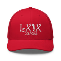 LXIX GOLF CLUB LXIX GOLF CLUB Curve Logo Trucker Cap - White Logo