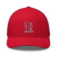 LXIX GOLF CLUB LXIX GOLF CLUB Four Box Logo Trucker Cap - Gray Logo