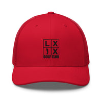LXIX GOLF CLUB LXIX GOLF CLUB Four Box Logo Trucker Cap - Black Logo