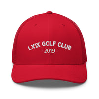 LXIX GOLF CLUB LXIX GOLF CLUB Arch Logo Trucker Cap - White Logo