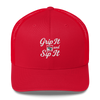 Grip It and Sip It Trucker Hat – Classic Golf Style with a Twist LXIX GOLF CLUB