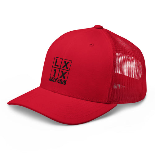 LXIX GOLF CLUB LXIX GOLF CLUB Four Box Logo Trucker Cap - Black Logo