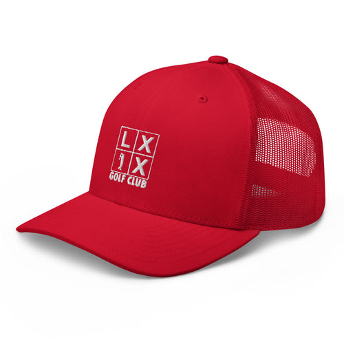 LXIX GOLF CLUB LXIX GOLF CLUB Four Box Logo Trucker Cap - White Logo