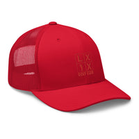 LXIX GOLF CLUB LXIX GOLF CLUB Four Box Logo Trucker Cap - Red Logo