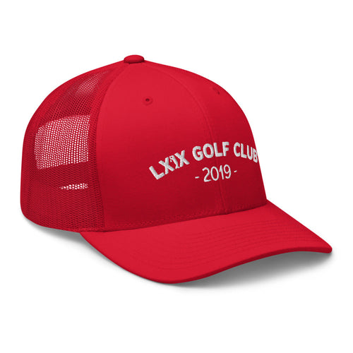 LXIX GOLF CLUB LXIX GOLF CLUB Arch Logo Trucker Cap - White Logo
