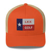 LXIX GOLF CLUB LXIX GOLF CLUB Texas Flag Trucker Cap