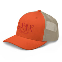 LXIX GOLF CLUB LXIX GOLF CLUB Curve Logo Trucker Cap - Red Logo