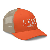 LXIX GOLF CLUB LXIX GOLF CLUB Curve Logo Trucker Cap - White Logo