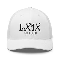 LXIX GOLF CLUB LXIX GOLF CLUB Curve Logo Trucker Cap - Black Logo
