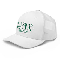 LXIX GOLF CLUB LXIX GOLF CLUB Curve Logo Trucker Cap - Green Logo