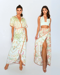 Baliawear Baliawear Reversible Wrap Skirt - Marbella