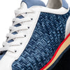 Zelli Italia Zelli Italia 65-375-BLU RIPI Calfskin Hand Weave Sneaker Blue